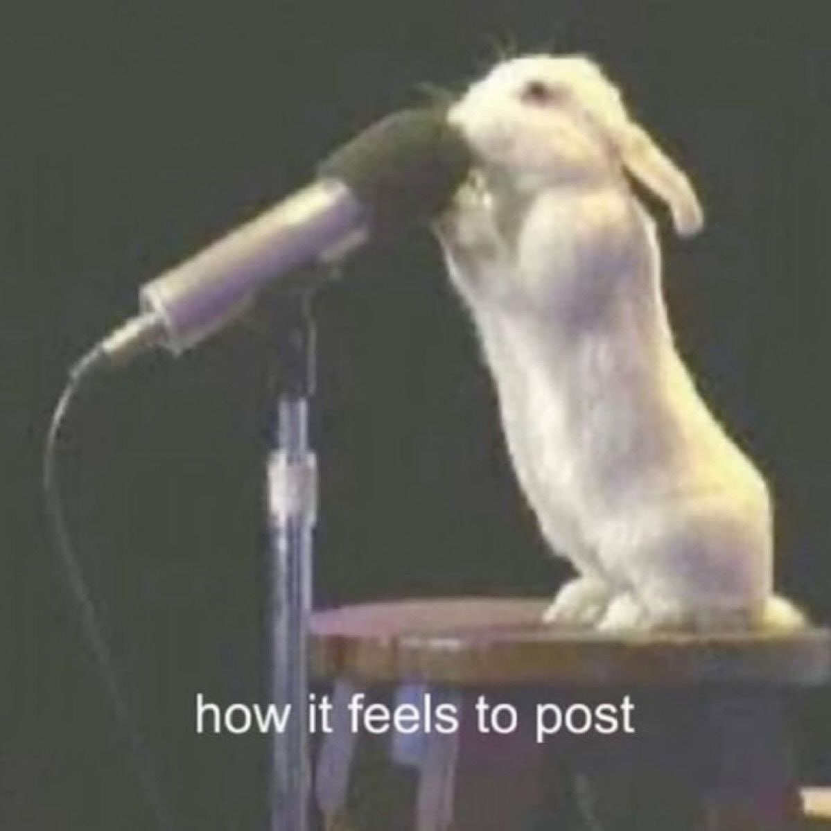 how it feels to post