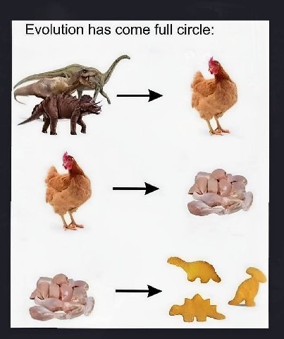 Evolution has come full circle:
