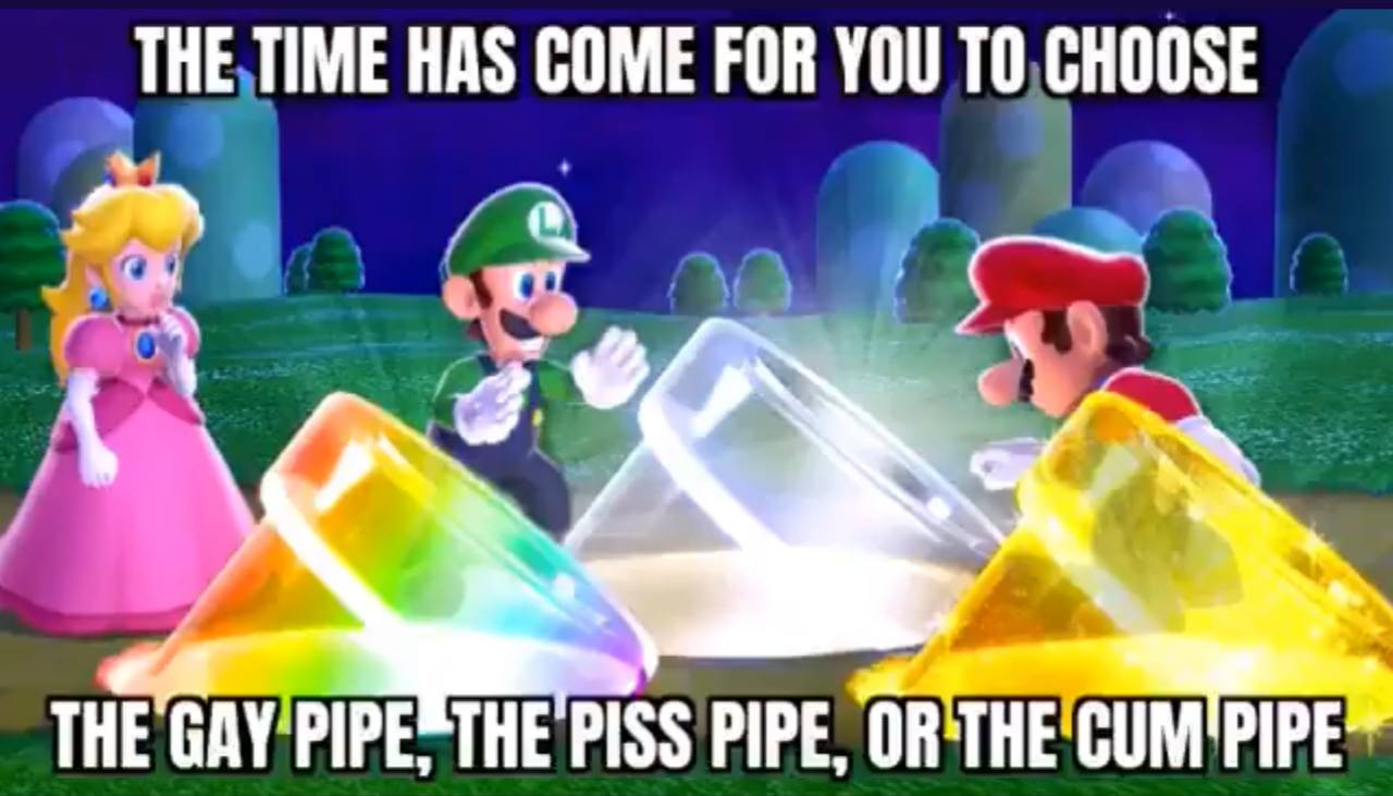 THE TIME HAS COME FOR YOU ТО CHOOSE THE PIPE THE PIPE.