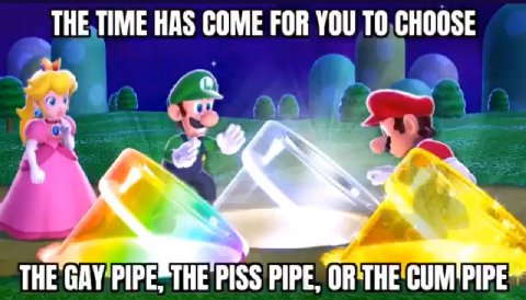 THE TIME HAS COME FOR YOU ТО CHOOSE THE PIPE THE PIPE.