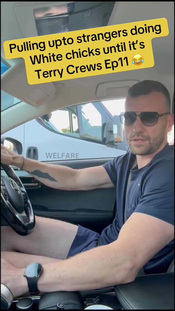 Pulling upto strangers doing = White chicks until it's | Terry Crews Ерм = т