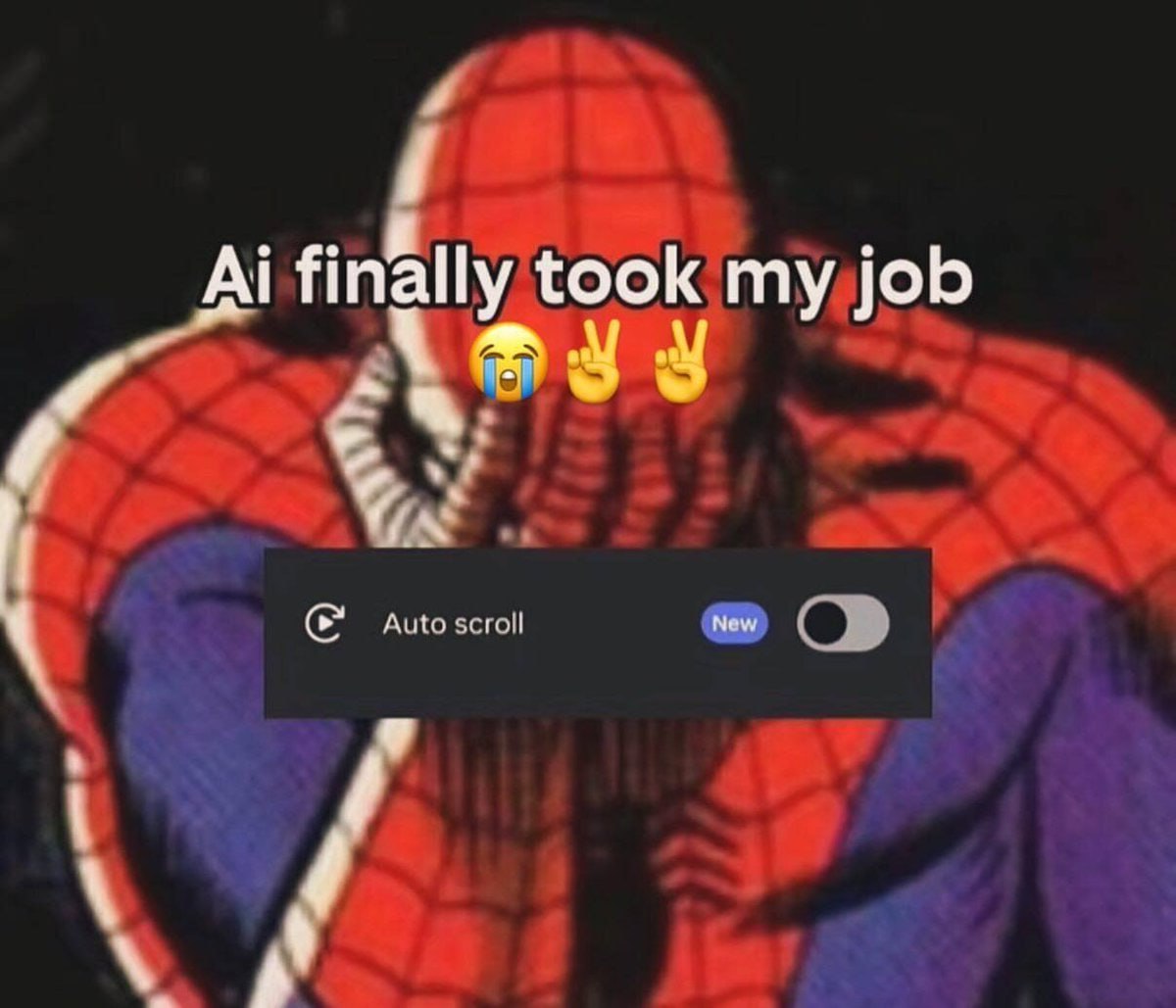А i finally took mys job Auto scroll