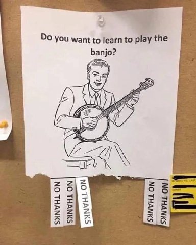 you want to learn to play the banjo? A 01°