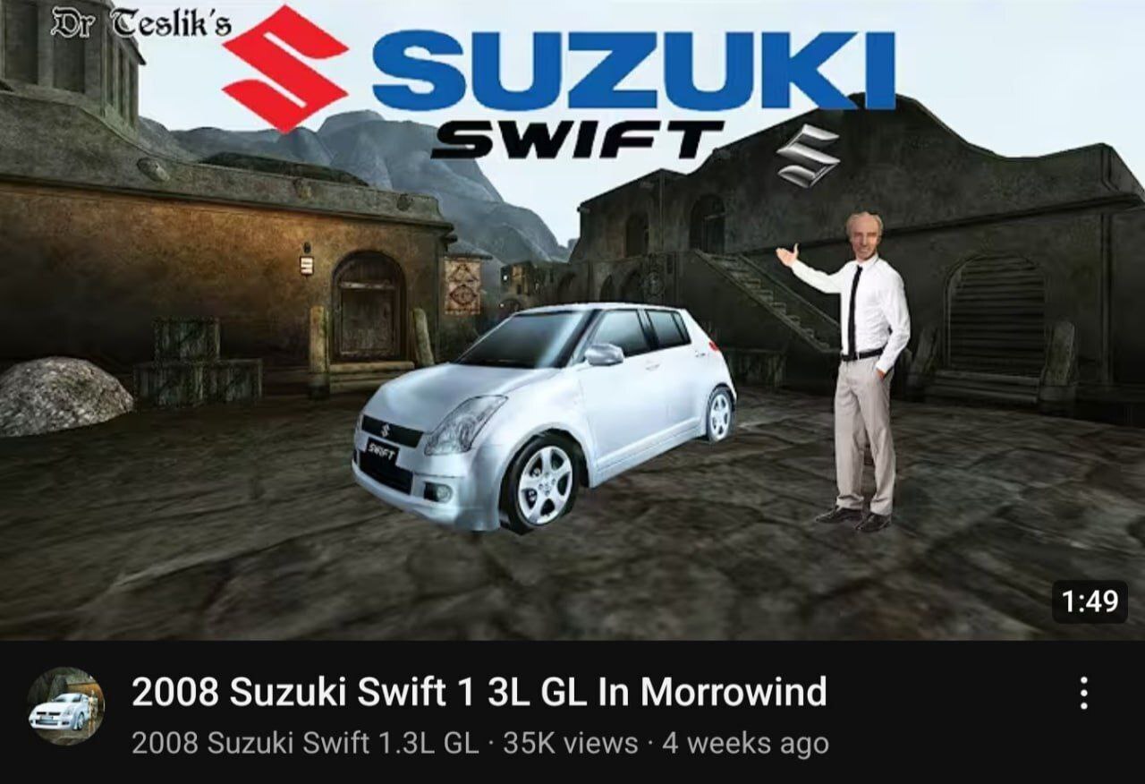 SUZU 1:49 2008 Suzuki Swift 1 In Morrowind 2008 Suzuki Swift views 4 weeks ago