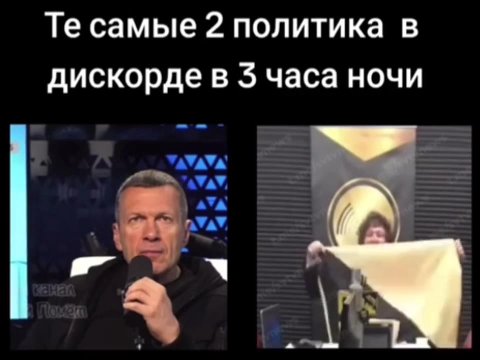 Те самые 2 политика в дискорде в $ часа ночи