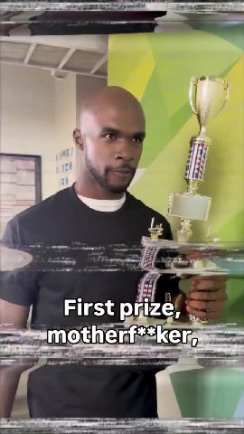 First prize; ' “smotherf**kerie——