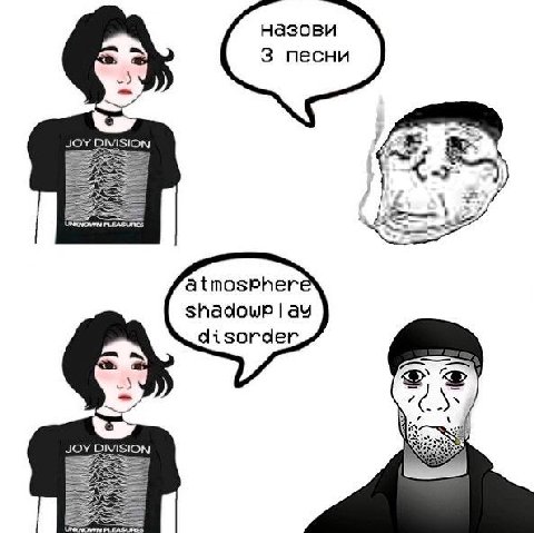 назови 3 песни JOY DIVISION PLEASURES shadouwr disorder Rix DIVISIO JOY DIVISION