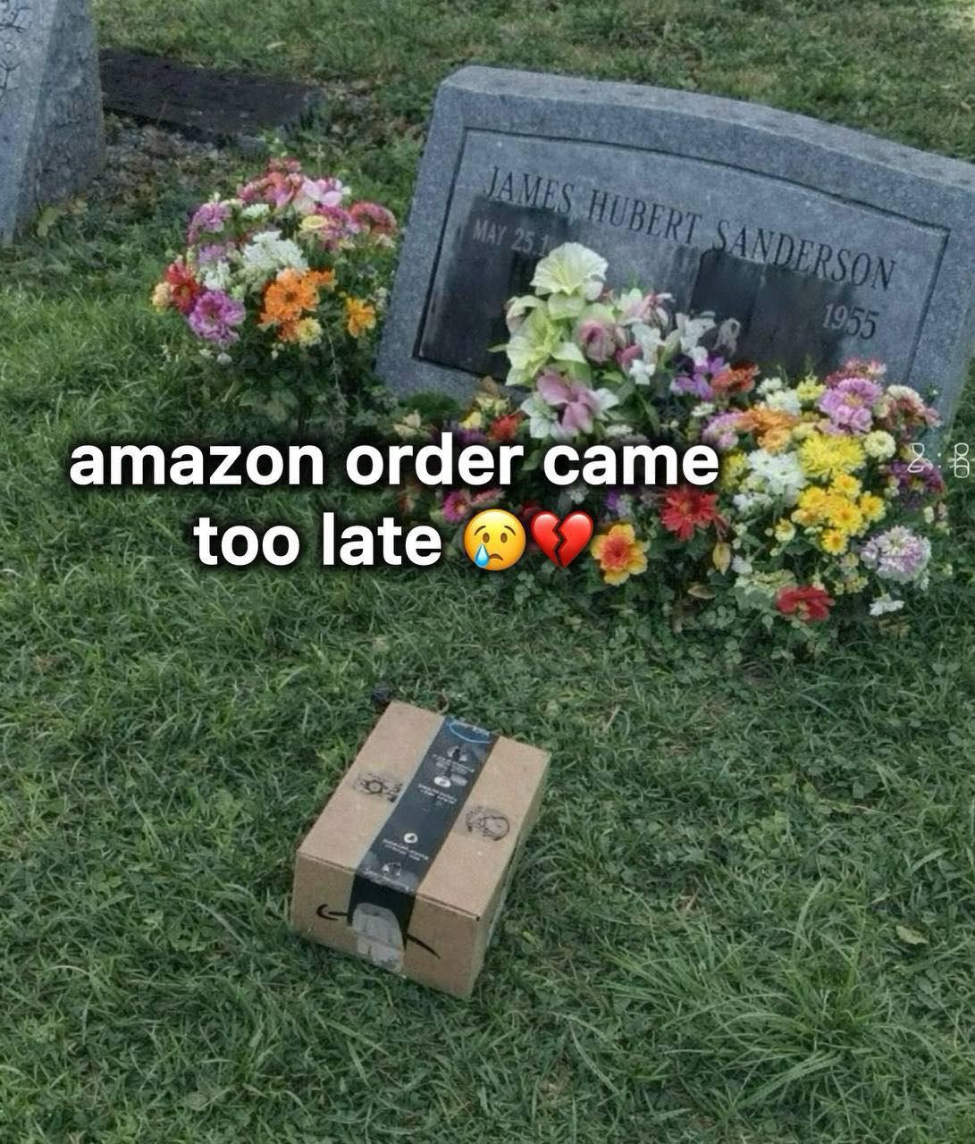 amazon order came too late