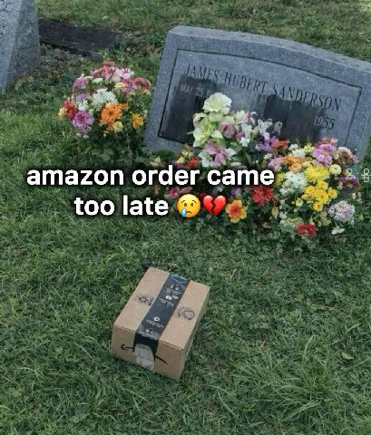 amazon order came too late