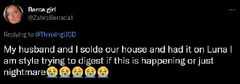 Вагса husband and solde our house and had it on Luna style trying to digest if this is happening or just nightmare