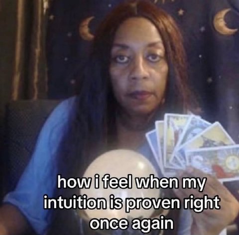 intuition right once again