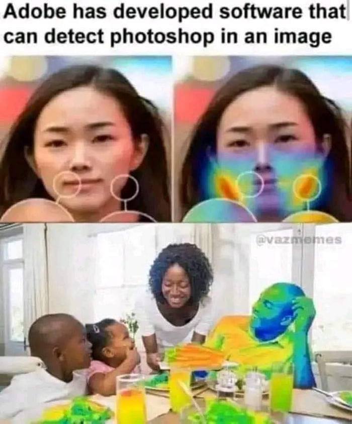 Adobe has developed software that can detect photoshop in an image 19 4