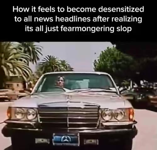 How it feels to become desensitized to all news headlines after realizing