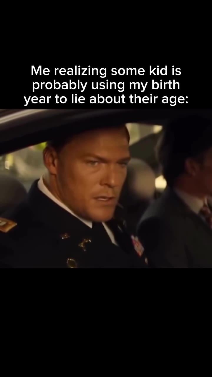 probably using my birth year to lie about their age: