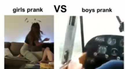 girls prank vs boys prank
