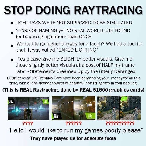 LIGHT RAYS WERE МОТ SUPPOSED TO BE SIMULATED YEARS OF GAMING yet NO REALWORLD USE FOUND for bouncing light more than ONCE Wanted to higher anyway for a laugh? We had а tool for that: It was called “BA
