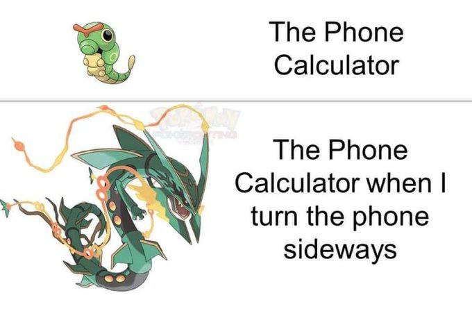 The Phone Calculator The Phone 7 Calculator when turn the phone sideways