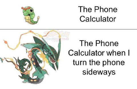 The Phone Calculator The Phone 7 Calculator when turn the phone sideways