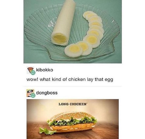 kibokko wow! what kind of chicken lay that egg dongboss LONG <9