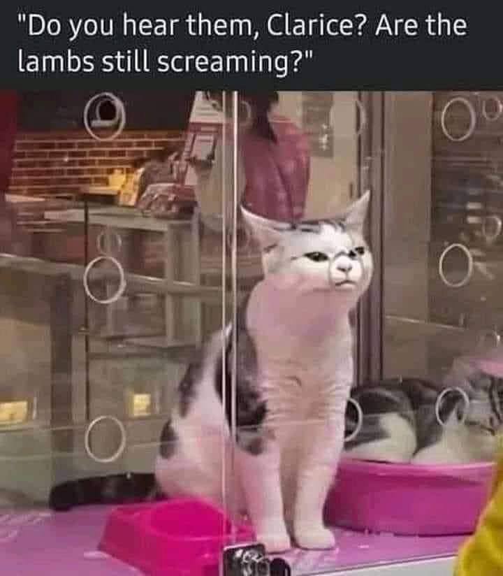 you hear them, Clarice? Are the lambs still screaming?"