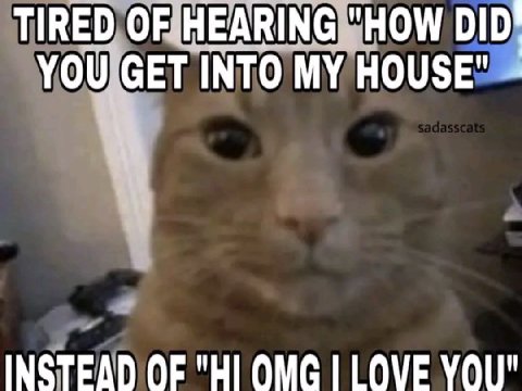 TIRED "HOW 010. YOU GET INTO MY HOUSE" INSTEAD OF ОМС LOVE YOU"