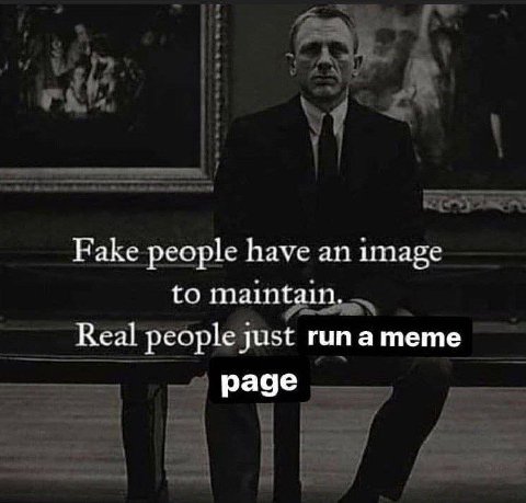 НаКе people have an ипасе to Real people just а тете page