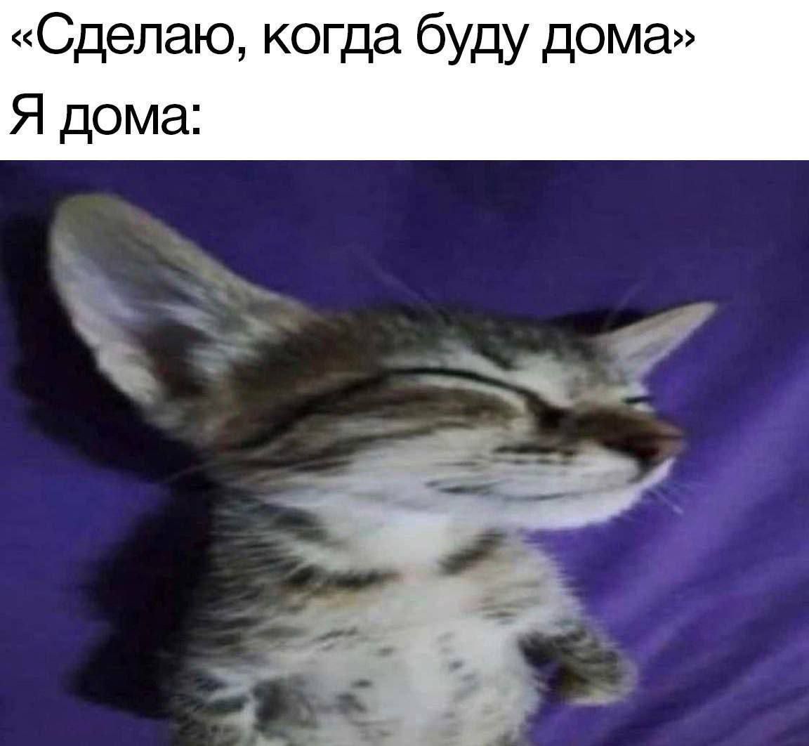 «Сделаю, когда буду дома» Я дома: