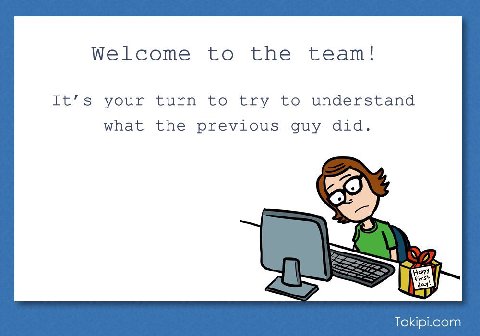 Welcome to the team! It’s your turn to try to understand what the previous guy did. my Takipi.com