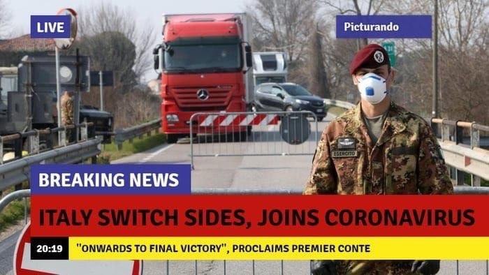 LIVE Picturando 13 BREAKING NEWS "ONWARDS TO FINAL VICTORY", PROCLAIMS PREMIER CONTE