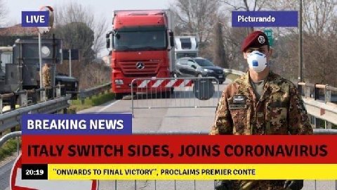 LIVE Picturando 13 BREAKING NEWS "ONWARDS TO FINAL VICTORY", PROCLAIMS PREMIER CONTE