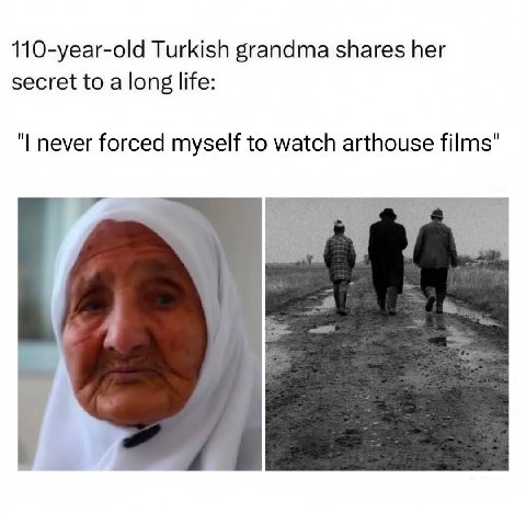 110-year-old Turkish grandma shares her secret to a long life: never forced myself to watch arthouse films" 9
