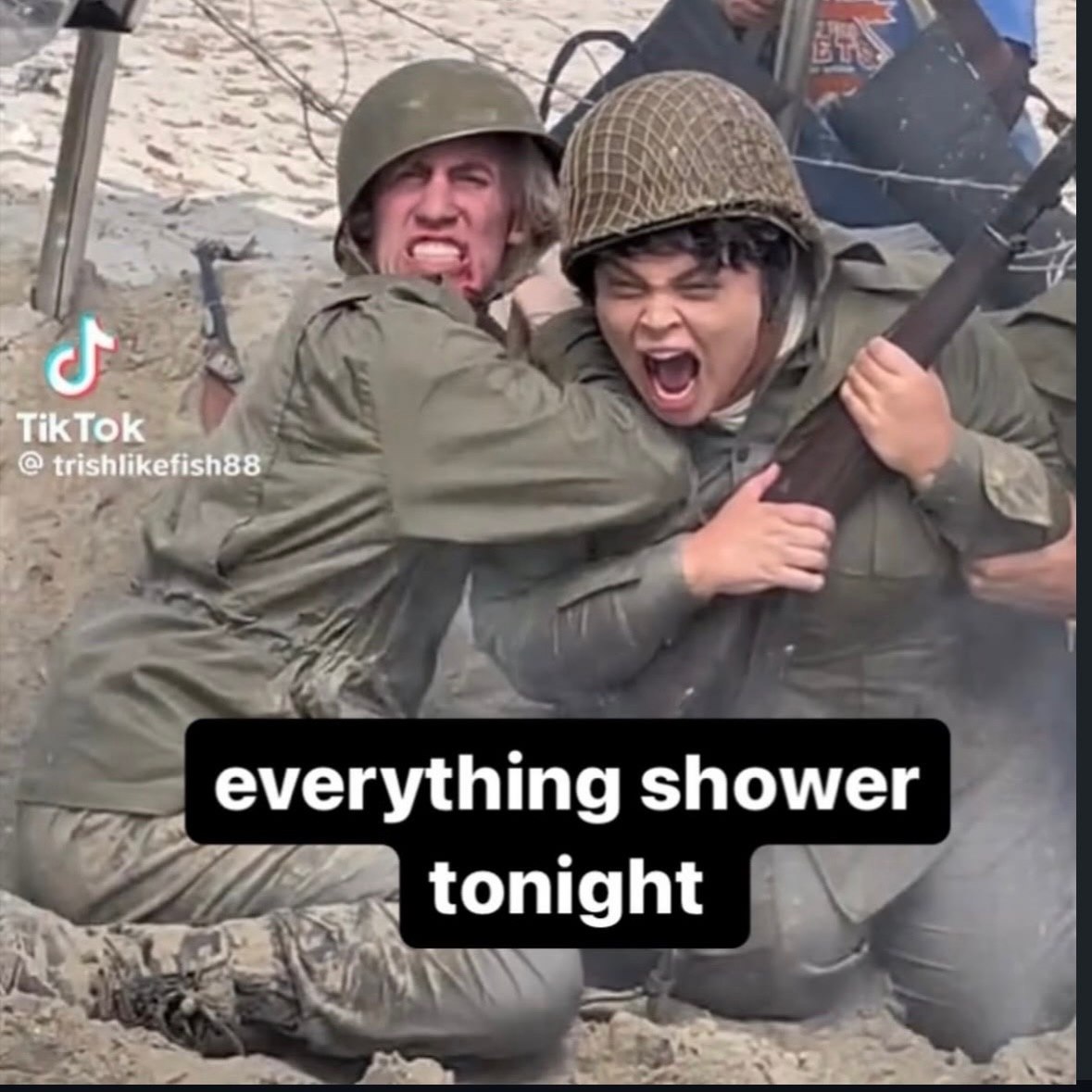 TikTo trishlikefish88 everything shower tonight