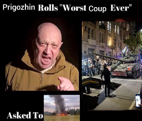 Prigozhin Rolls "Worst Coup Ever и Ashed