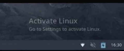 1 1 inux 30 to Settings to acti Settings to activate Linux. a у к 45:30