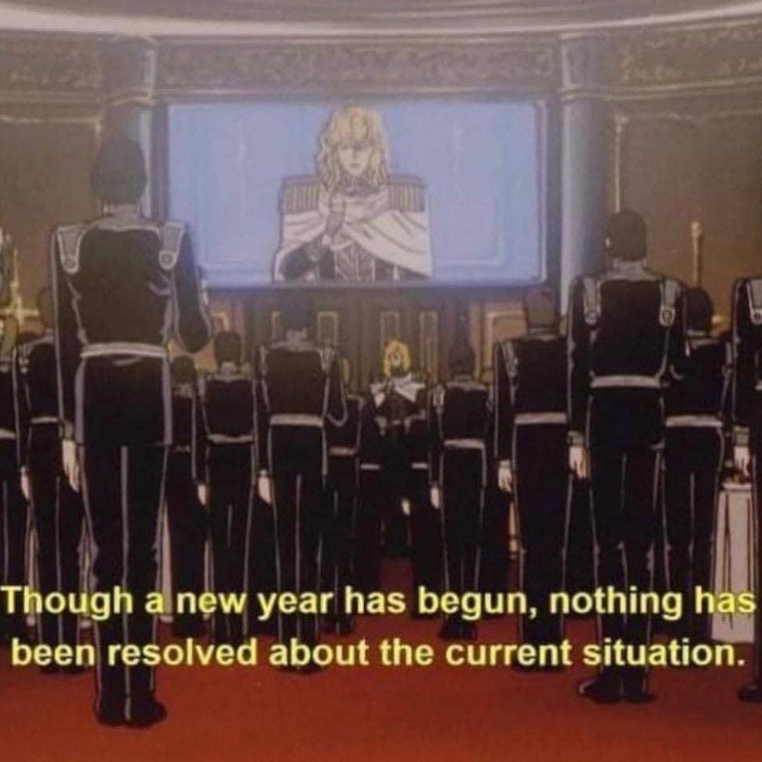Though а new year has begun, nothing has been resolved about the current situation.