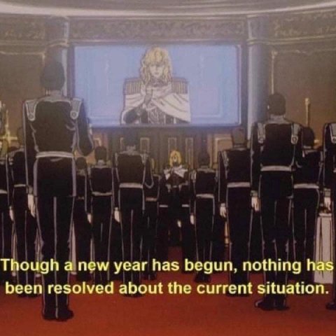 Though а new year has begun, nothing has been resolved about the current situation.