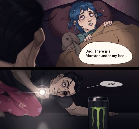 Dad, There is а Monster under my bed