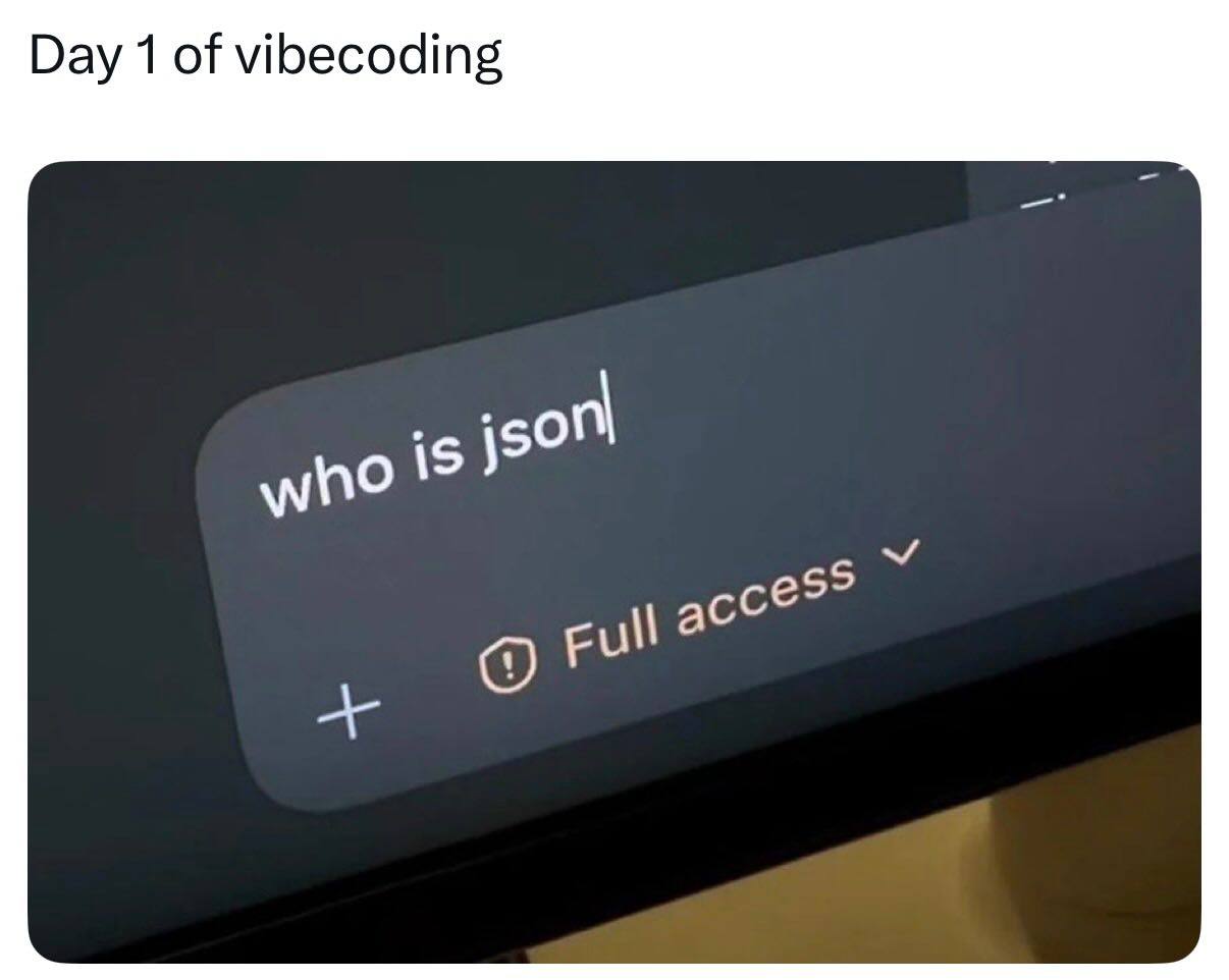 Day 1 of vibecoding who is Full