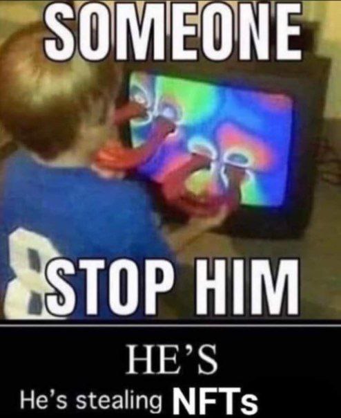 НИМ HE’S He’s stealing