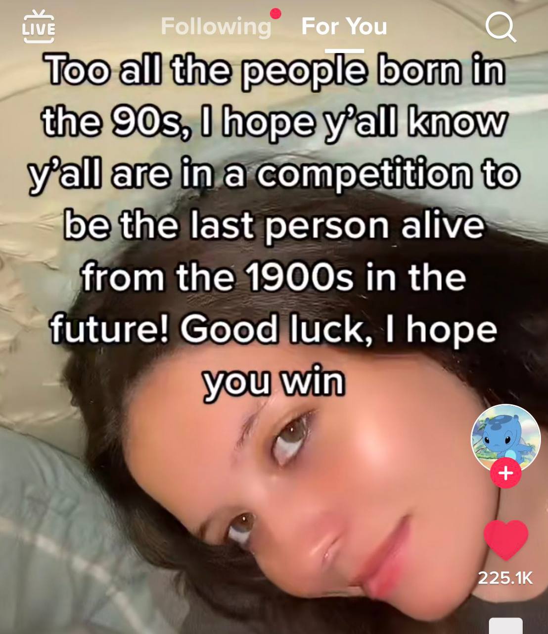 LIVE Following For You Ovall the people born in the hope y,all:-know y’all are in a competition to ~be the last person alive from the in the future! Good luck, hope you win