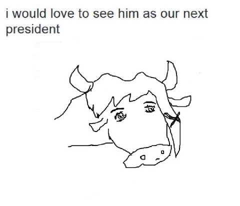 i would love to see him as our next president