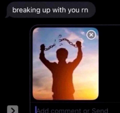 breaking up with you