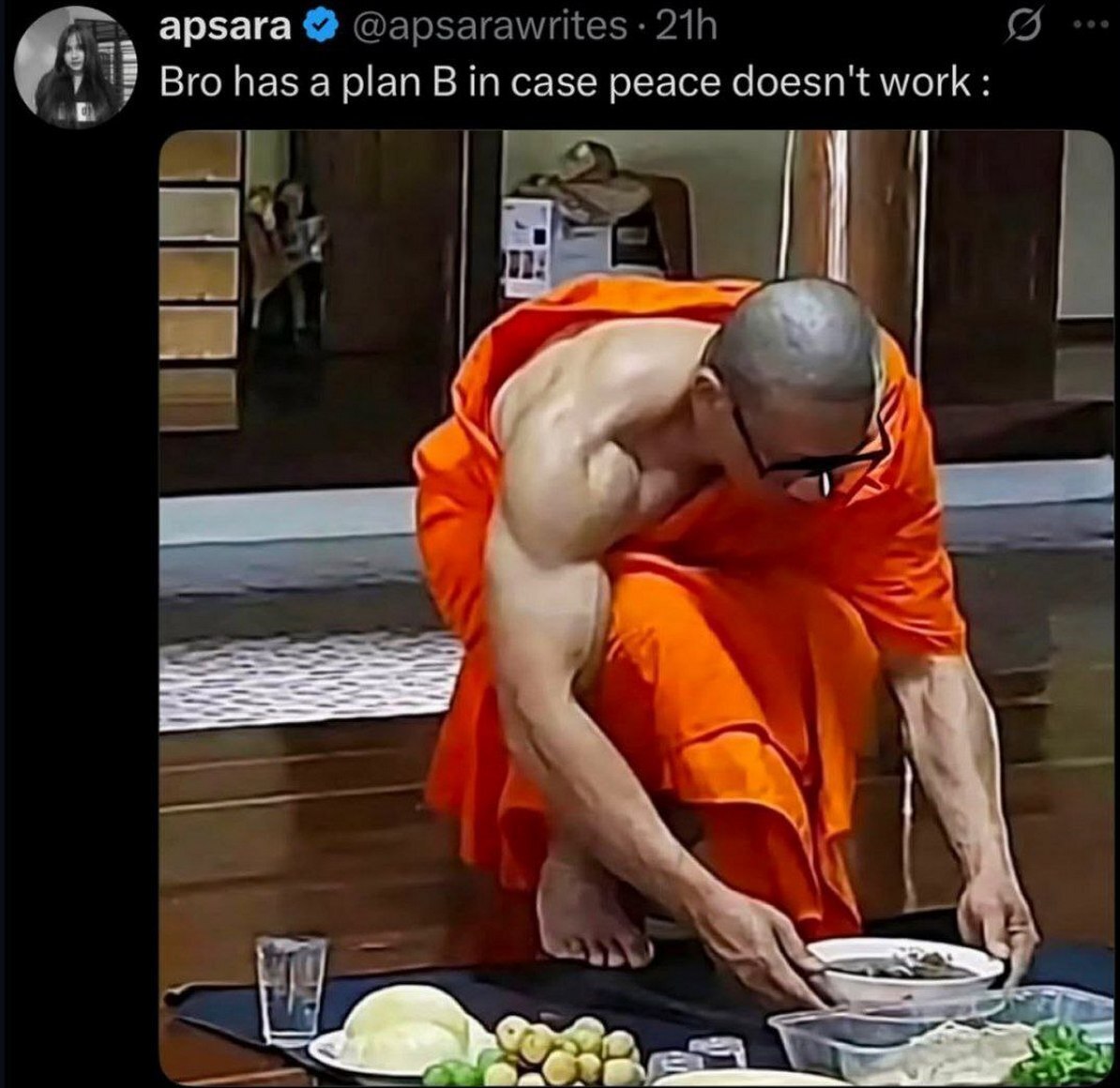 арзага Bro has В in case peace doesn't work 4)