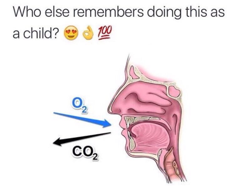 Who else remembers doing this as a child? у Dan
