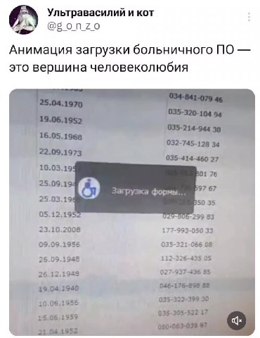 Ультравасилий и кот Анимация загрузки больничного ПО — это вершина человеколюбия
