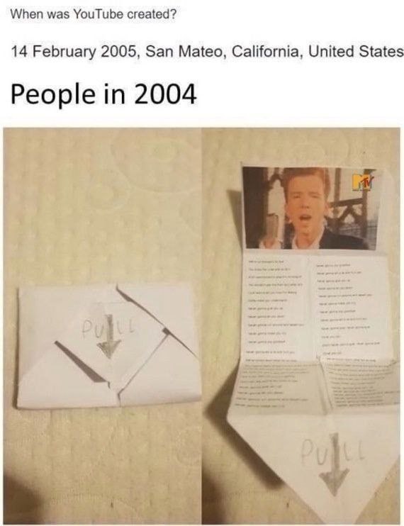 When was YouTube created? 14 February 2005, San Mateo, California, United States People in 2004