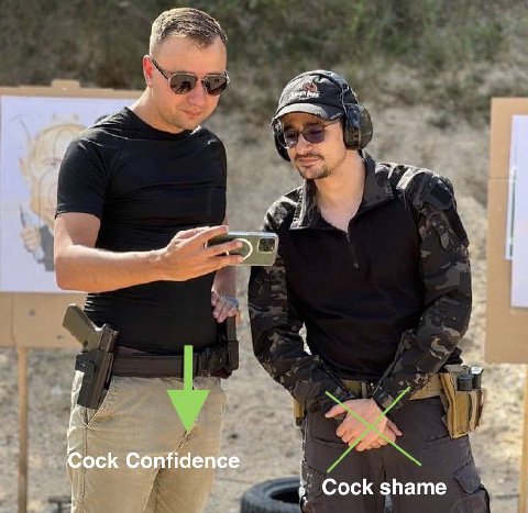 Cock Confidence a Cock shame