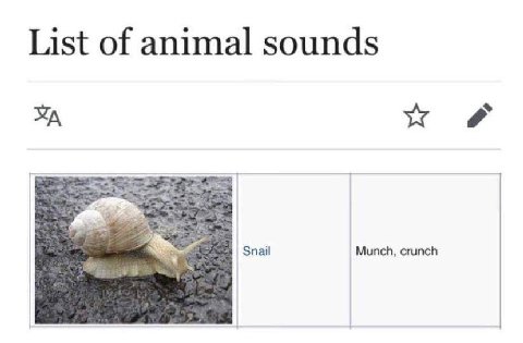 List of animal sounds