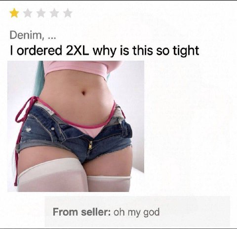 Denim, why is this so tight From seller: my god