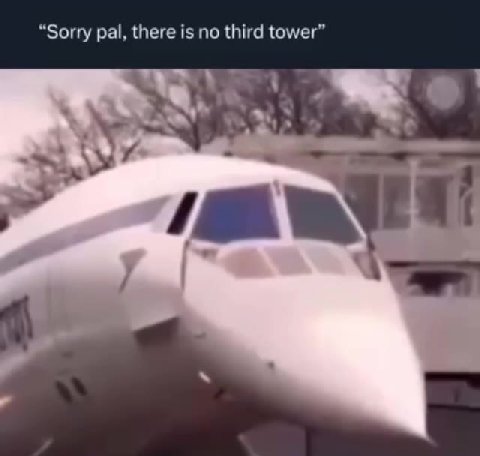 “Sorry pal, there is no third tower”